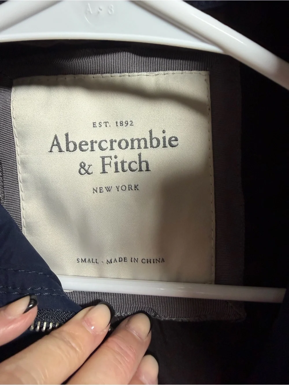 VTG Abercrombie And Fitch Men Small Blue Down Puffer Vest Y2K Sporty Gorpcore